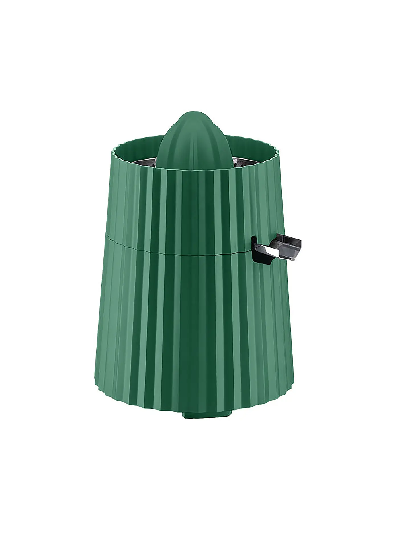 ALESSI | Zitruspresse Plisse Schwarz MDL07/B | dunkelgrün